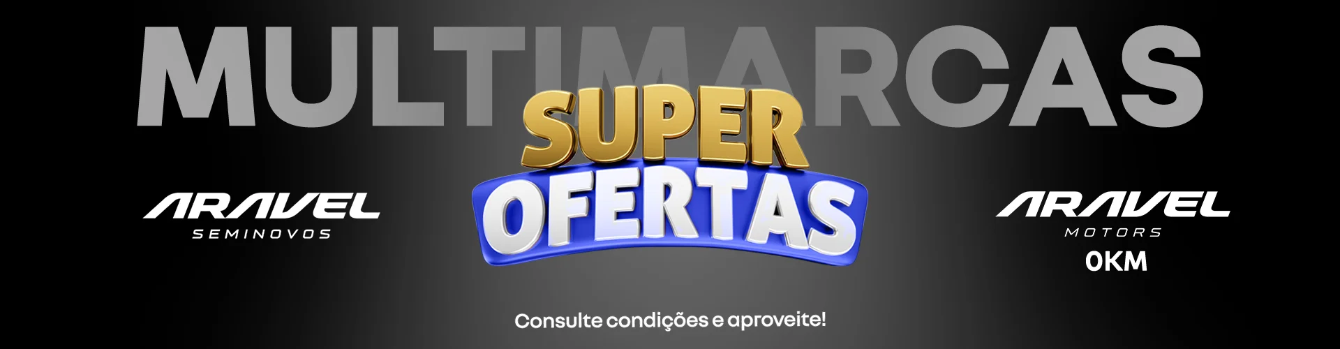 Veículos novos e seminovos em oferta